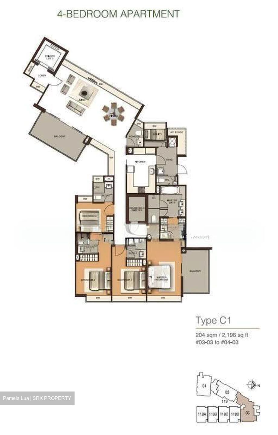 RESIDENCES AT EMERALD HILL (D9), Apartment #619410181